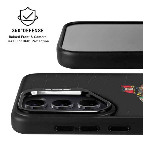Marvel Classic Comics Avengers Logo Galaxy S25 Ultra Kickstand Case